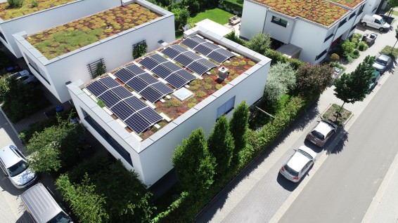 Privathaus Kaiserslautern, Mehrfamilienhaus, Inbetriebnahme: 2019; Leistung: 9,92 kWp; Flachdach